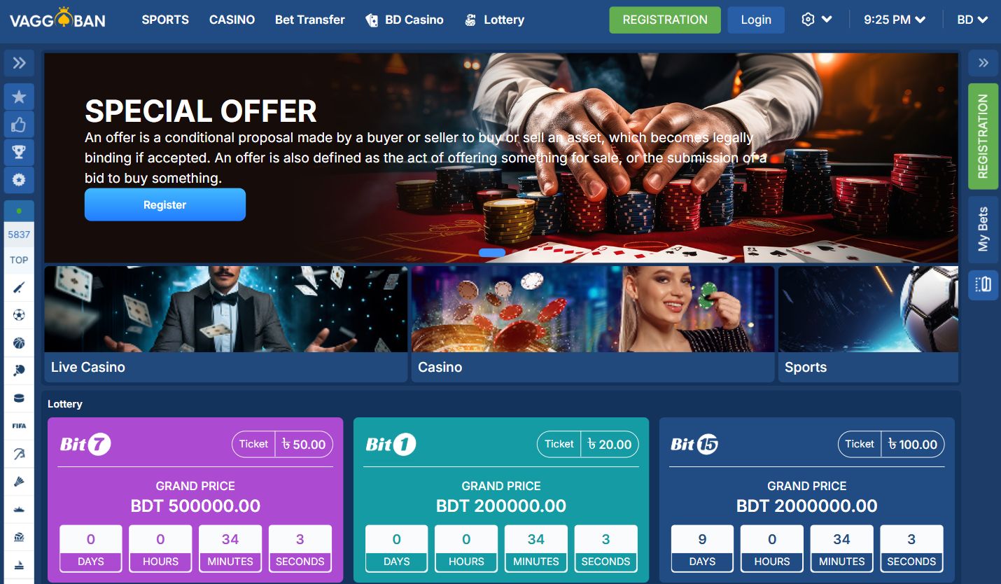 Vaggoban Betting Platform